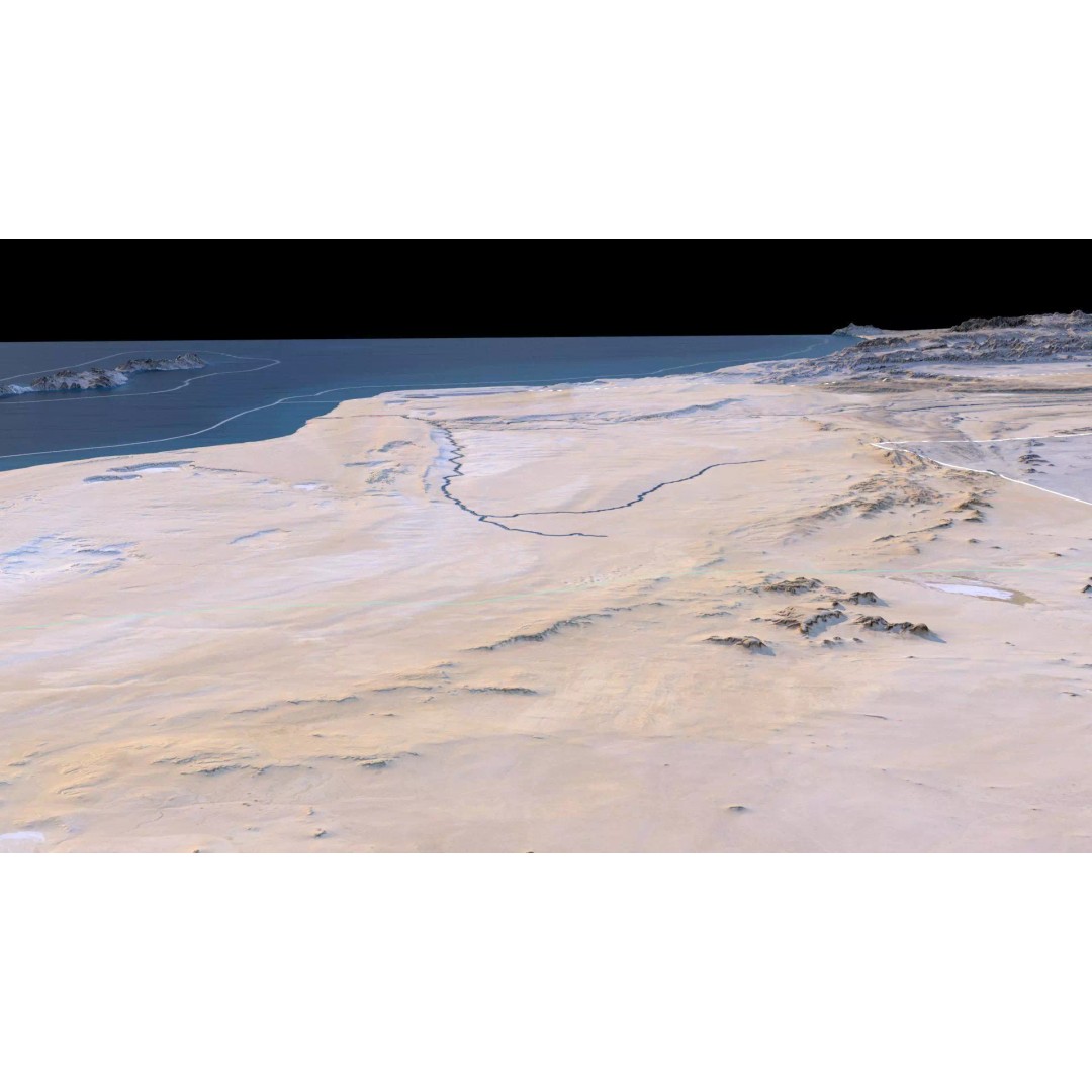 Western Sahara Map 3D Model – Realistic Satellite Terrain, FBX, OBJ - View 9