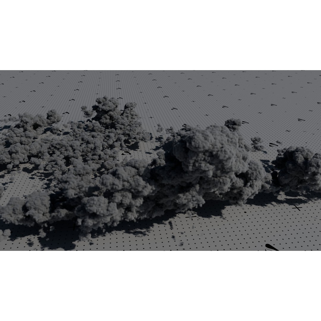 Cumulonimbus Cloud Field 3D Model – Ultra-High Resolution VDBs for Realistic Skies
