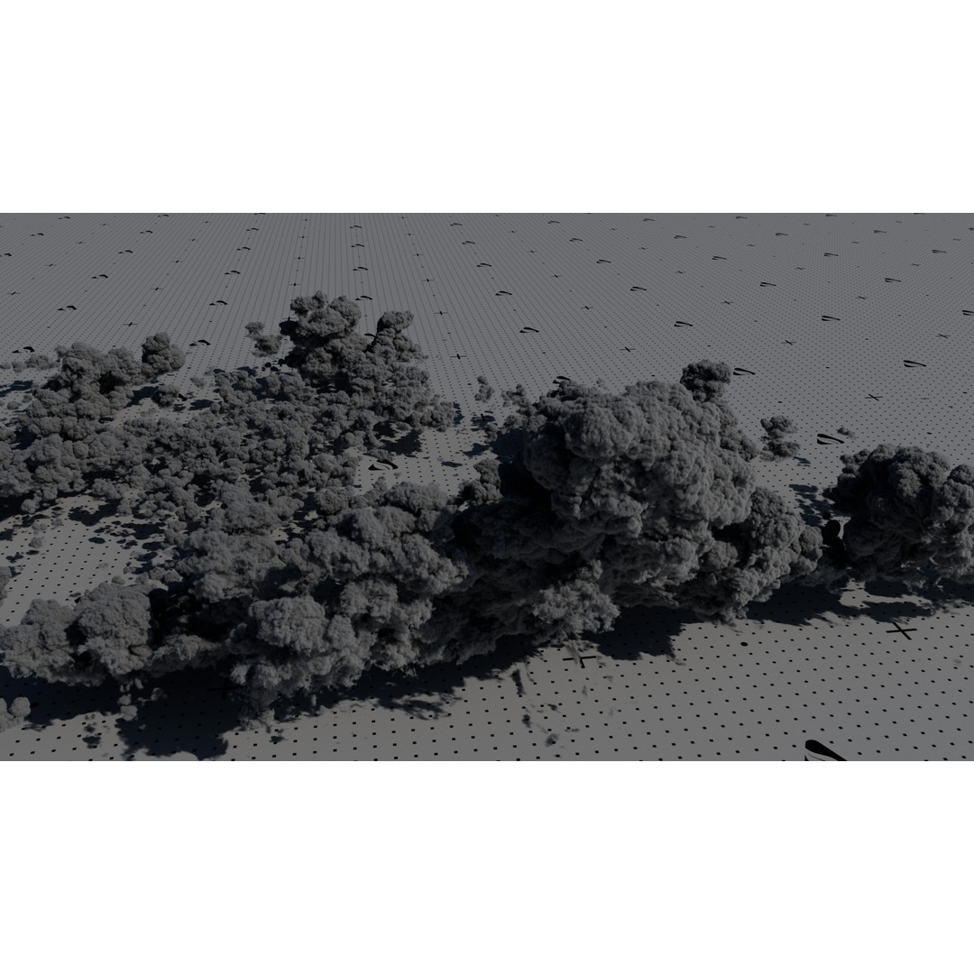 Cumulonimbus Cloud Field 3D Model – Ultra-High Resolution VDBs for Realistic Skies - View 10