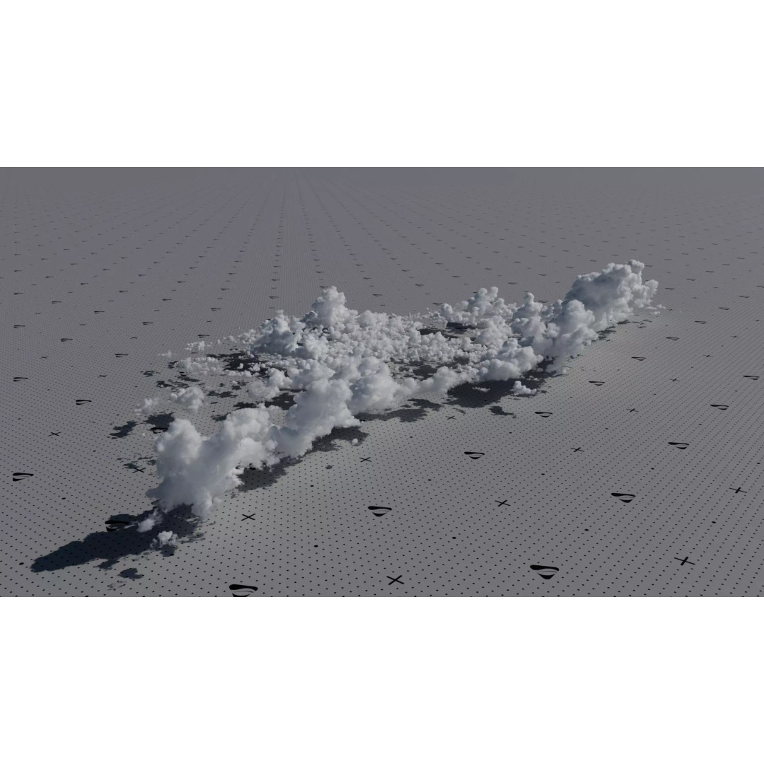 Cumulonimbus Cloud Field 3D Model – Ultra-High Resolution VDBs for Realistic Skies - View 2