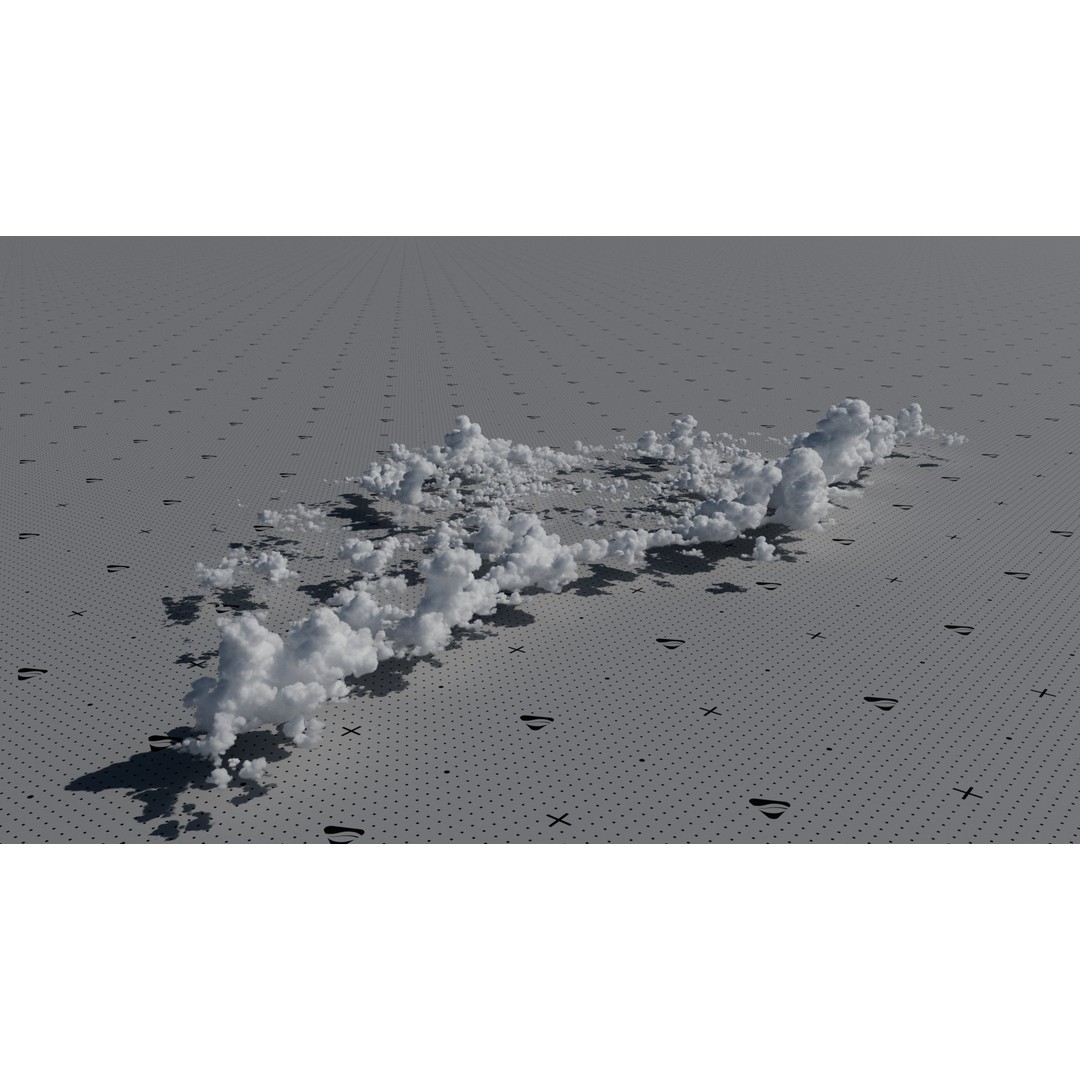 Cumulonimbus Cloud Field 3D Model – Ultra-High Resolution VDBs for Realistic Skies - View 6