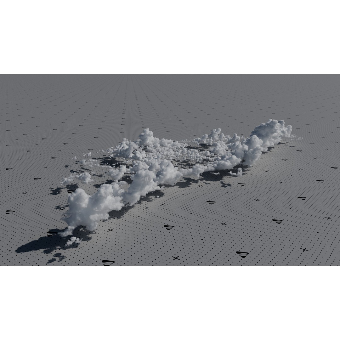 Cumulonimbus Cloud Field 3D Model – Ultra-High Resolution VDBs for Realistic Skies - View 7
