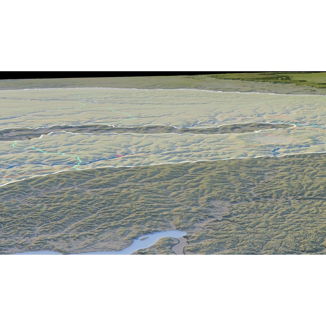 Senegal Map 3D Model – Realistic Satellite Terrain, FBX, OBJ - View 17