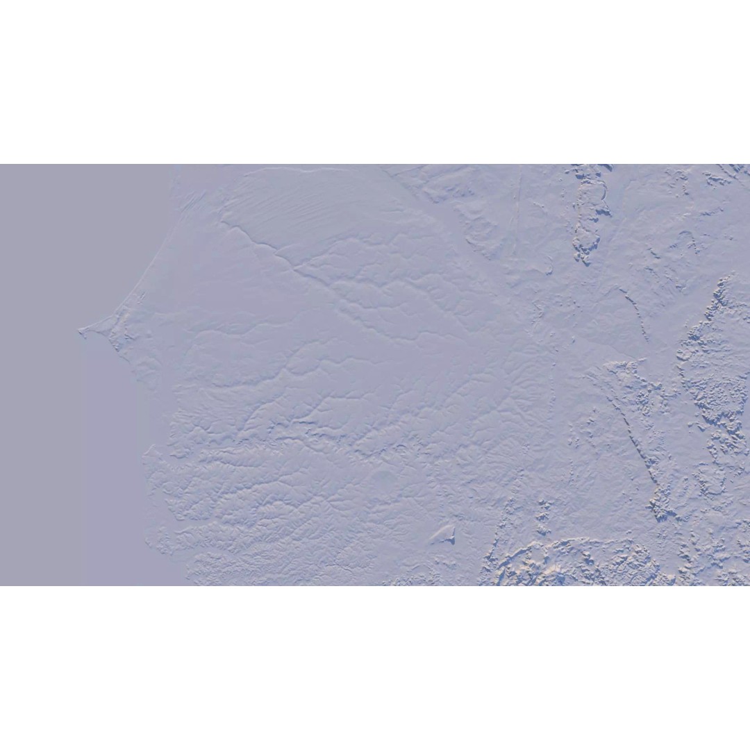 Senegal Map 3D Model – Realistic Satellite Terrain, FBX, OBJ - View 19