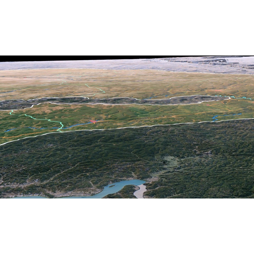 Senegal Map 3D Model – Realistic Satellite Terrain, FBX, OBJ - View 9