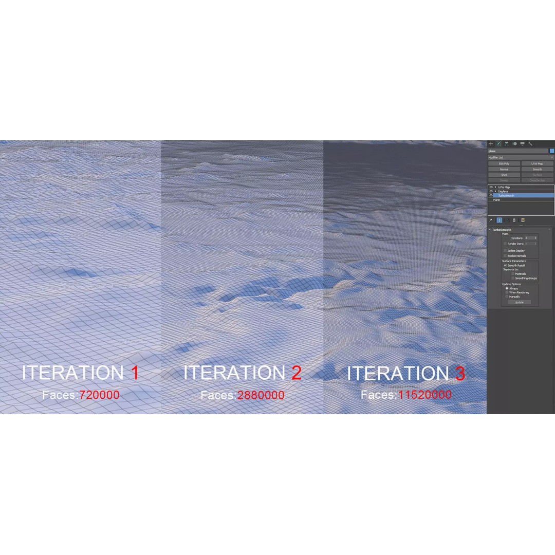 Eswatini Map 3D Model – Realistic Satellite Terrain with Textures, FBX, OBJ - View 18