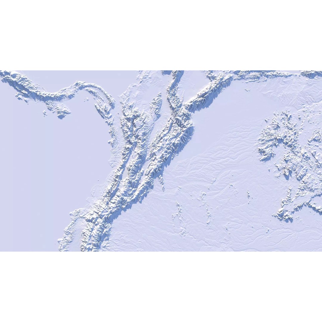 Colombia Map 3D Model – Realistic Satellite Terrain, FBX, OBJ - View 21