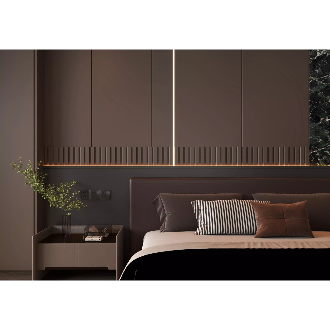 Bedroom Interior 3D Model – Modern Design, Game-Ready FBX & OBJ Formats - View 3