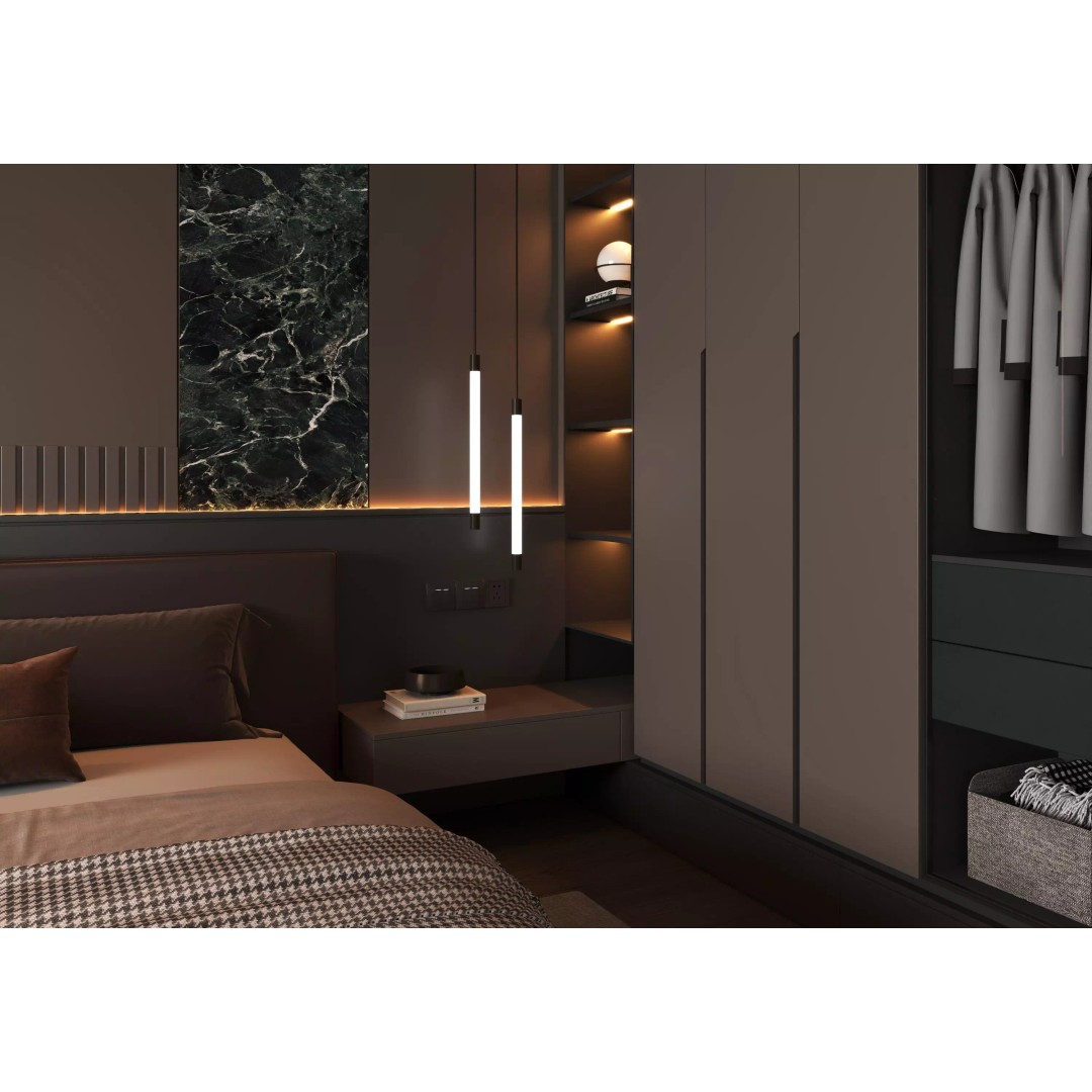 Bedroom Interior 3D Model – Modern Design, Game-Ready FBX & OBJ Formats - View 6