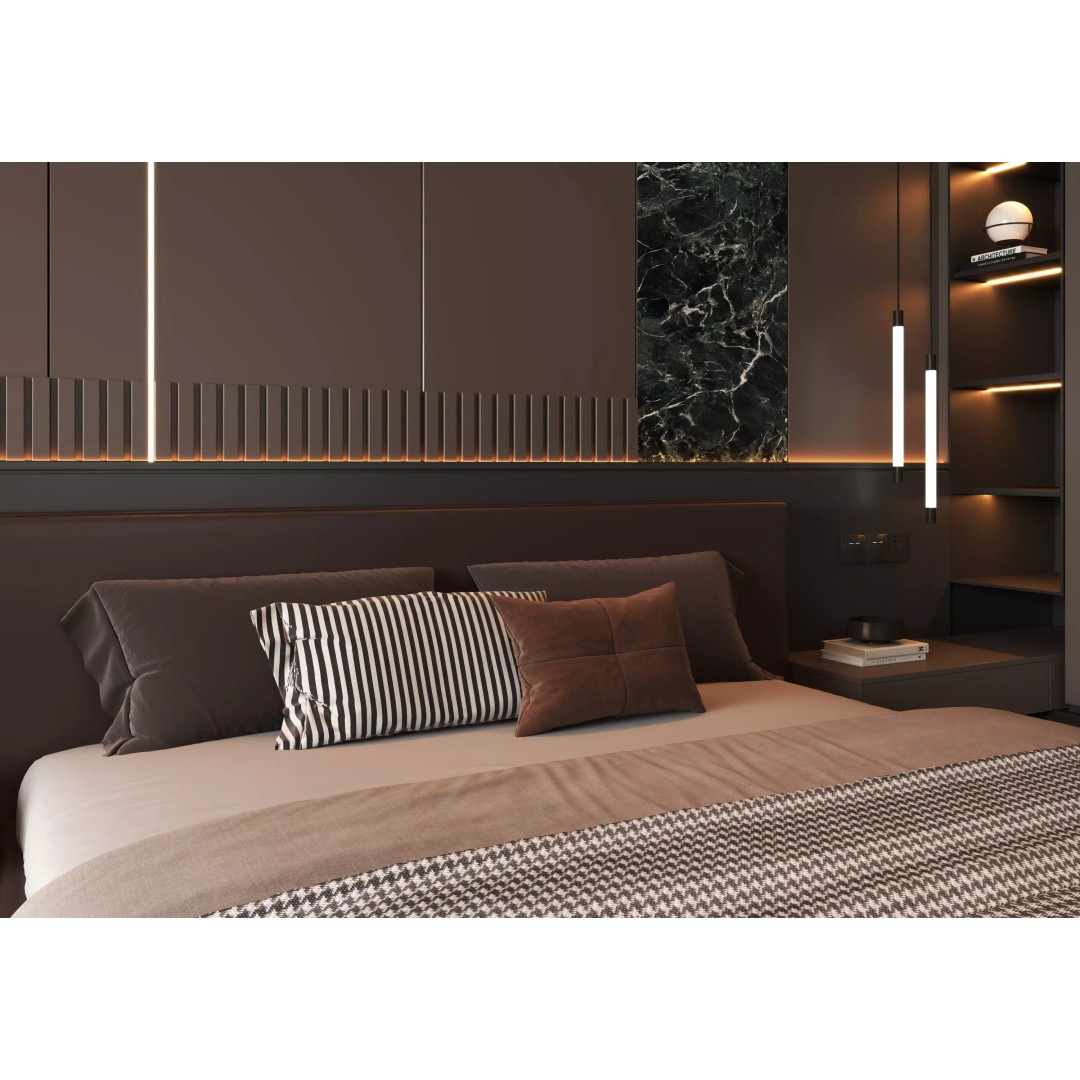 Bedroom Interior 3D Model – Modern Design, Game-Ready FBX & OBJ Formats - View 7