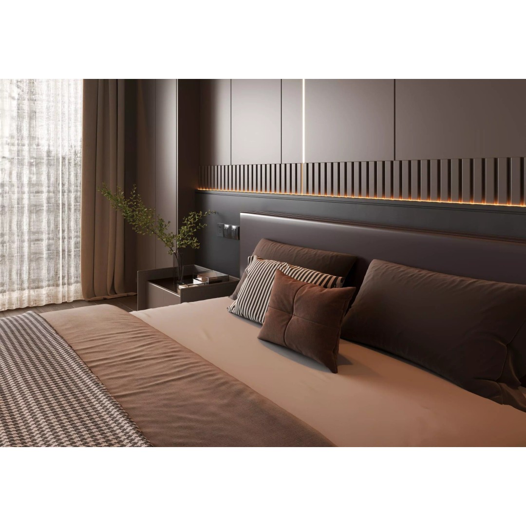 Bedroom Interior 3D Model – Modern Design, Game-Ready FBX & OBJ Formats - View 8