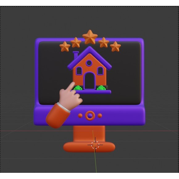 Real Estate Icon Pack 3D Model – Modern Illustration, Multiple Formats - View 43