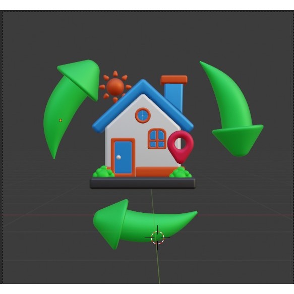 Real Estate Icon Pack 3D Model – Modern Illustration, Multiple Formats - View 52