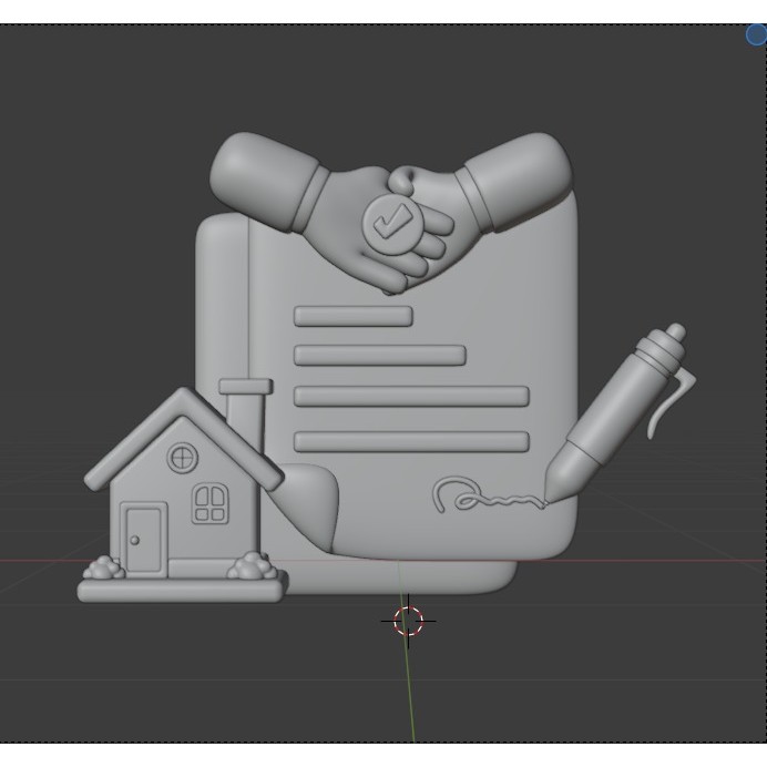 Real Estate Icon Pack 3D Model – Modern Illustration, Multiple Formats - View 62