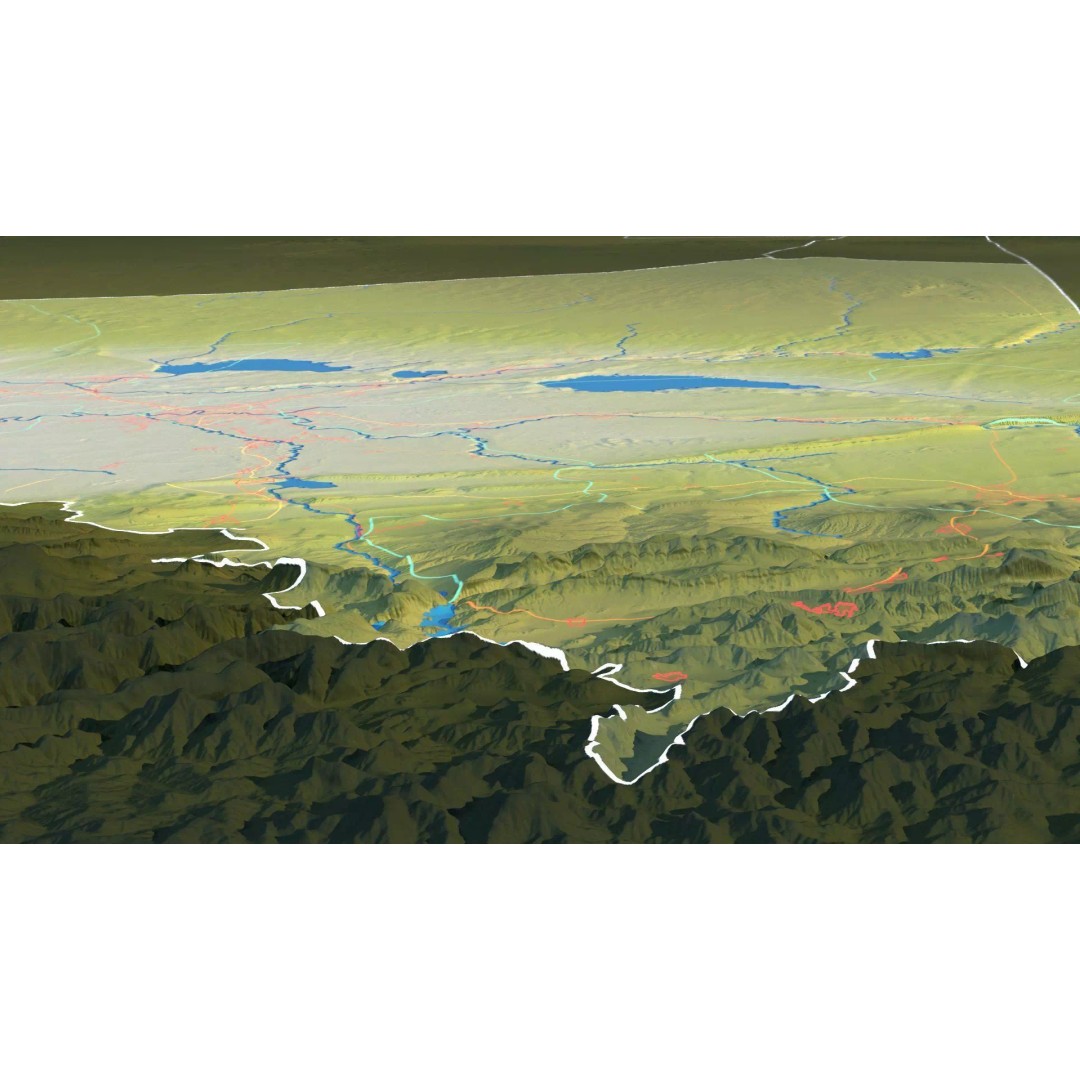 Iraq Map 3D Model – Realistic Satellite Terrain, 22K Textures, FBX, OBJ - View 19