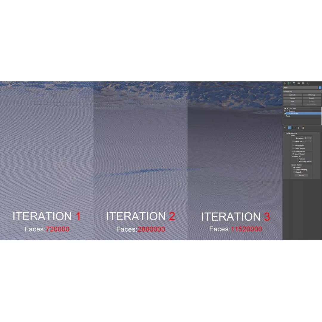 Iraq Map 3D Model – Realistic Satellite Terrain, 22K Textures, FBX, OBJ - View 20