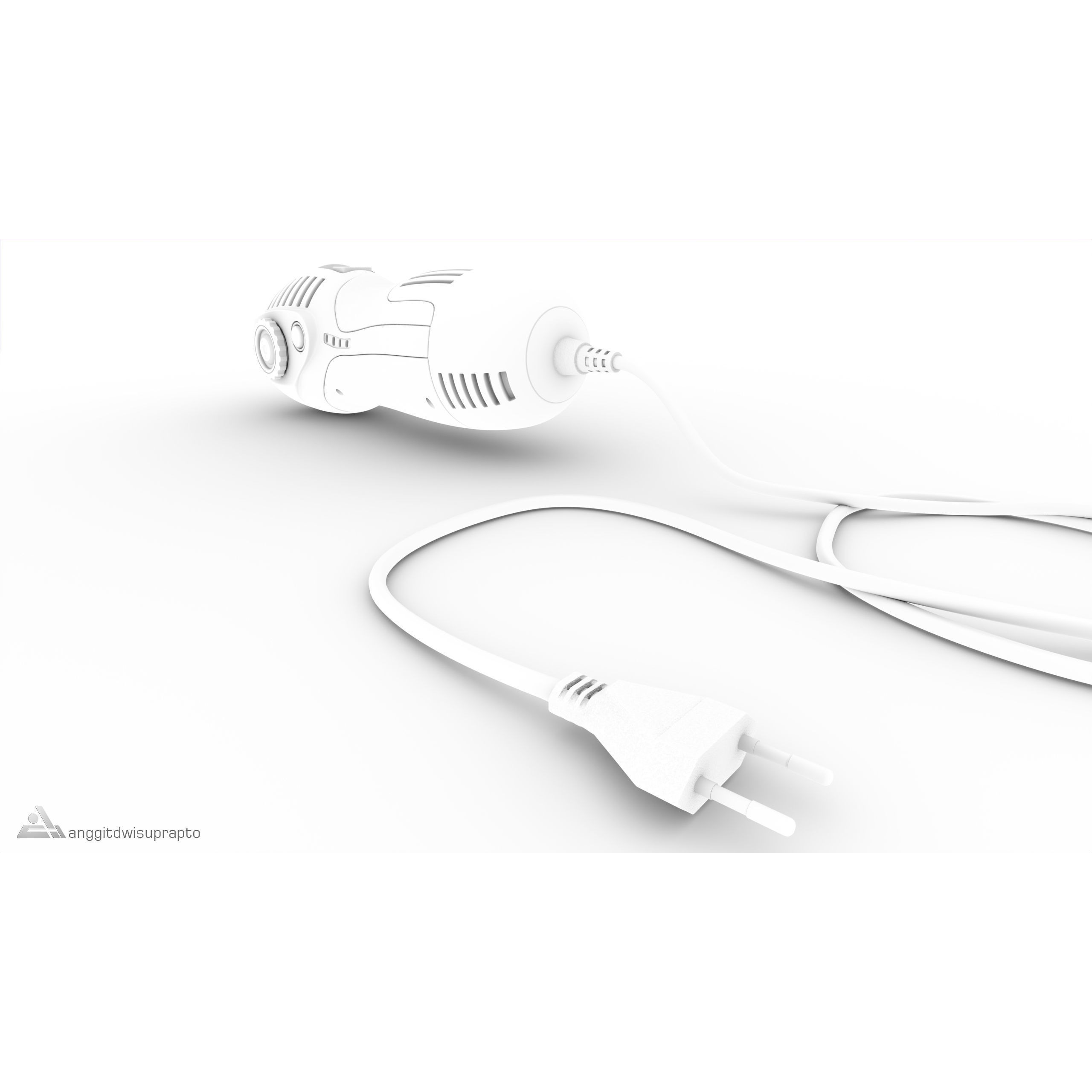 Rotary Tool - Low-Poly Game-Ready 3D Model - View 18