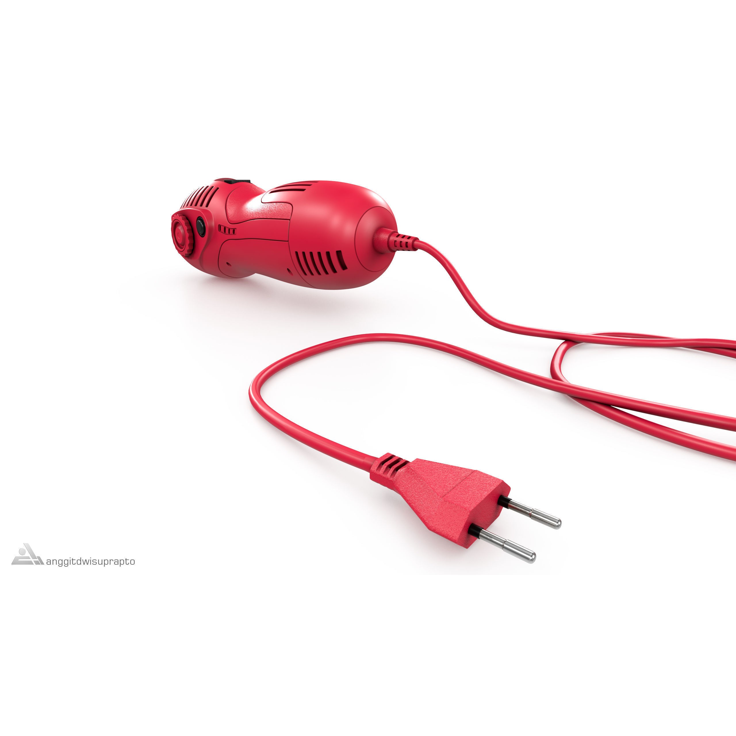 Rotary Tool - Low-Poly Game-Ready 3D Model - View 7