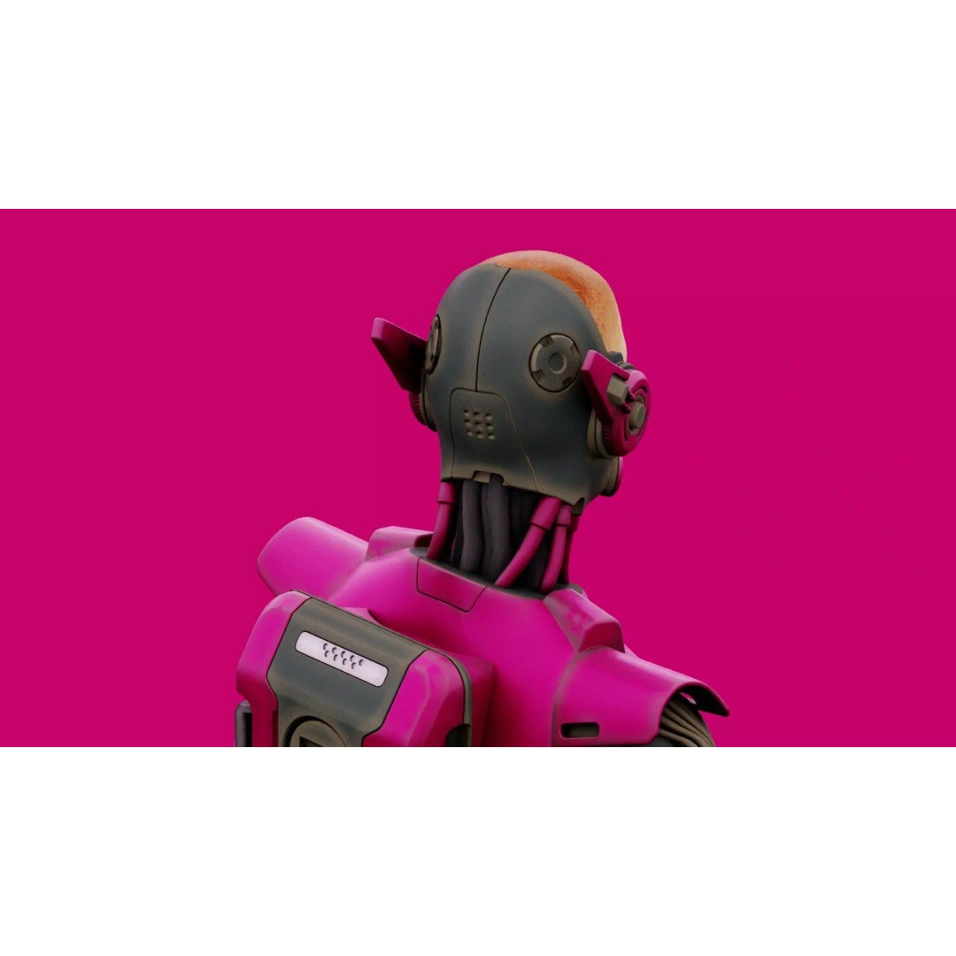 CYBORGTOPIA B-36 3D Model – Rigged Sci-Fi Character for Unity, Unreal Engine - View 25