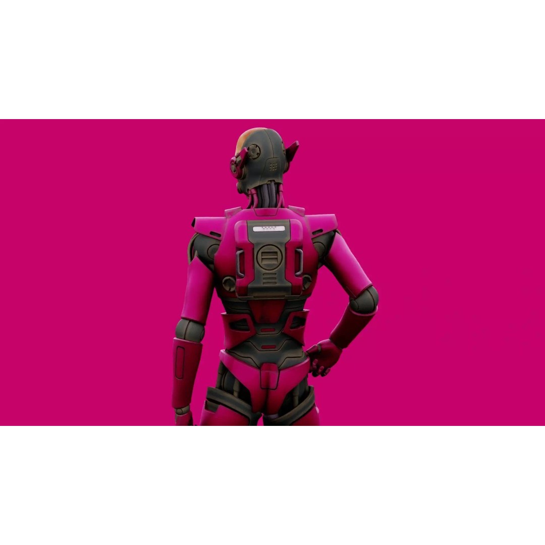 CYBORGTOPIA B-36 3D Model – Rigged Sci-Fi Character for Unity, Unreal Engine - View 27