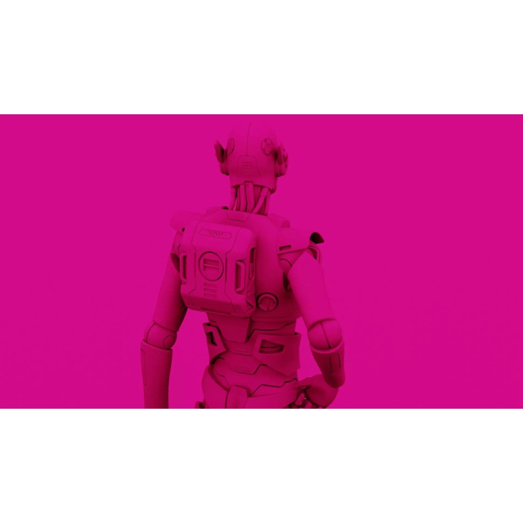 CYBORGTOPIA B-36 3D Model – Rigged Sci-Fi Character for Unity, Unreal Engine - View 36
