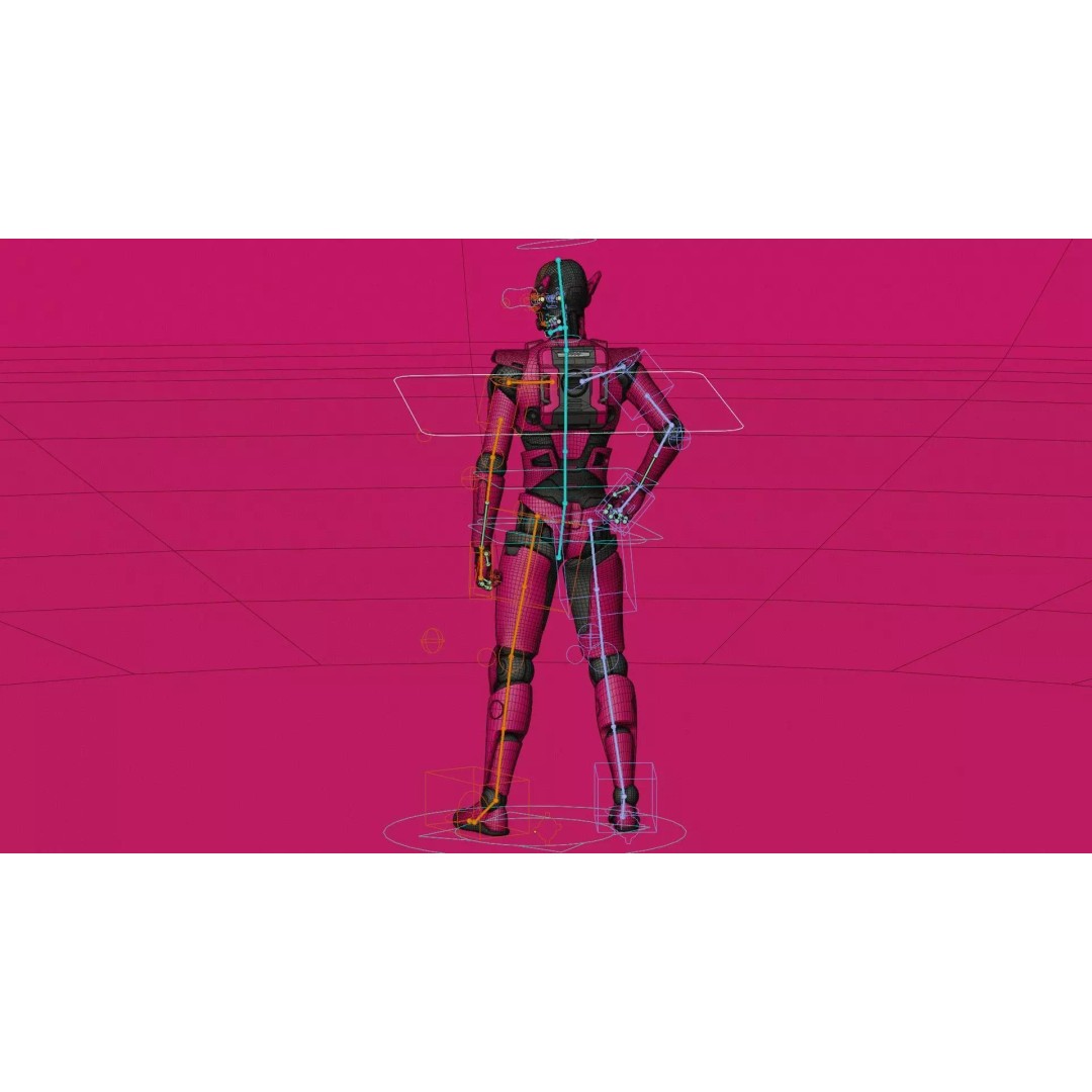CYBORGTOPIA B-36 3D Model – Rigged Sci-Fi Character for Unity, Unreal Engine - View 38