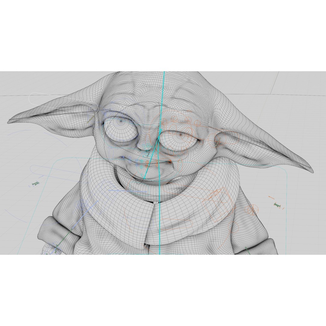 Baby Yoda 3D Model – Rigged Character for Unreal Engine, Unity, FBX