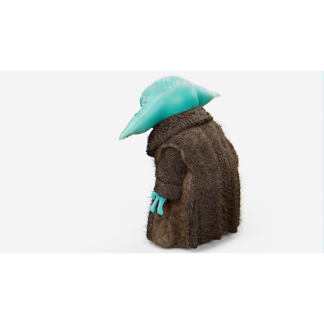 Baby Yoda 3D Model – Rigged Character for Unreal Engine, Unity, FBX - View 17