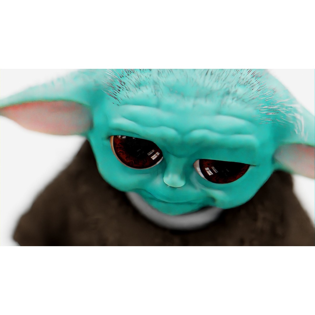 Baby Yoda 3D Model – Rigged Character for Unreal Engine, Unity, FBX - View 30