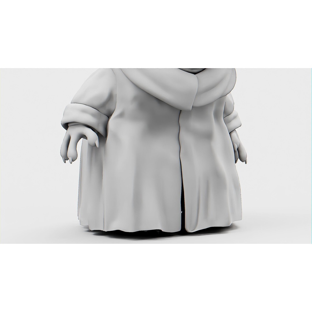 Baby Yoda 3D Model – Rigged Character for Unreal Engine, Unity, FBX - View 36