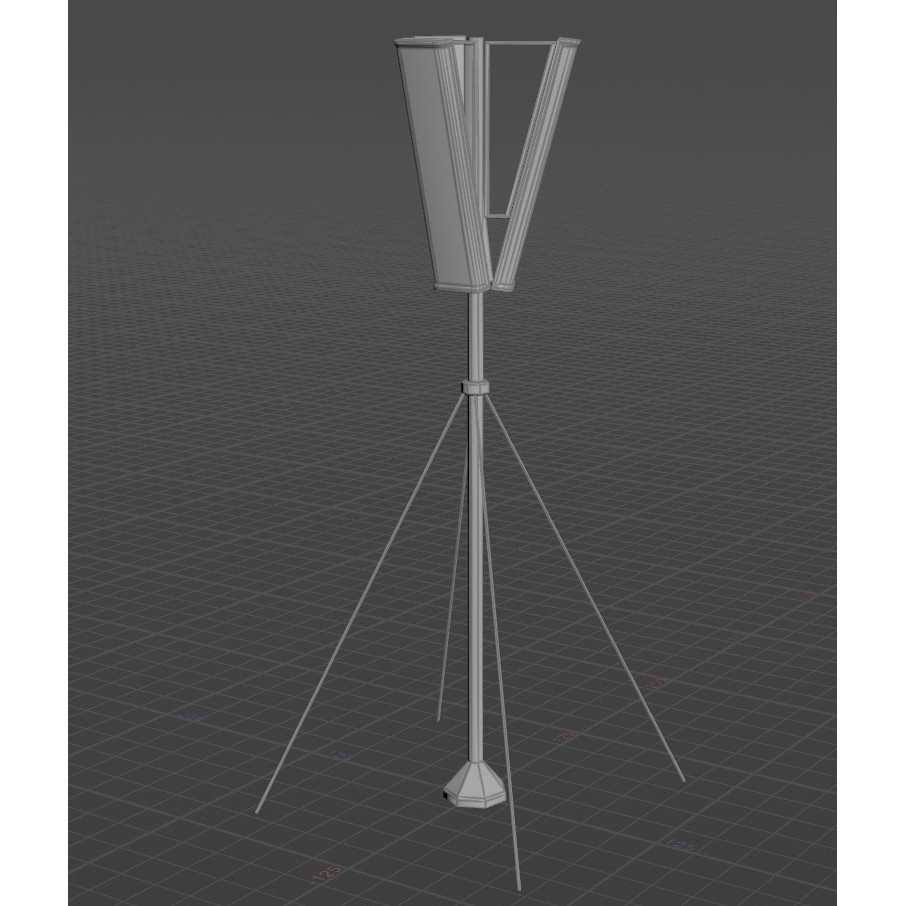 Antenna 3D Model – Low Poly Telecommunications Collection, FBX/OBJ - View 21