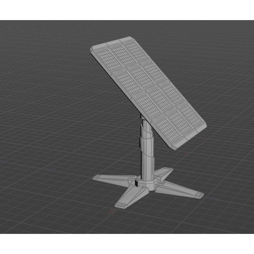 Antenna 3D Model – Low Poly Telecommunications Collection, FBX/OBJ - View 7