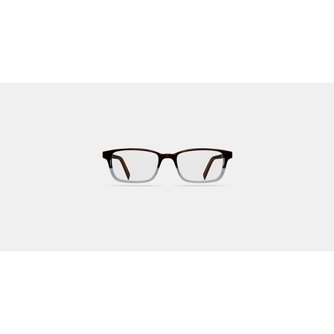 Wilkie Low Bridge Fit Eyeglasses 3D Model – Eastern Bluebird Fade, PBR Textured - View 11