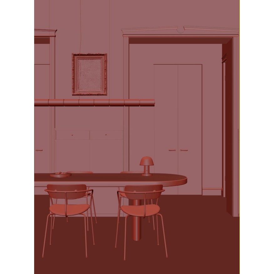 Commercial Space 3D Model – Fully Textured Interior Scene, FBX - View 13