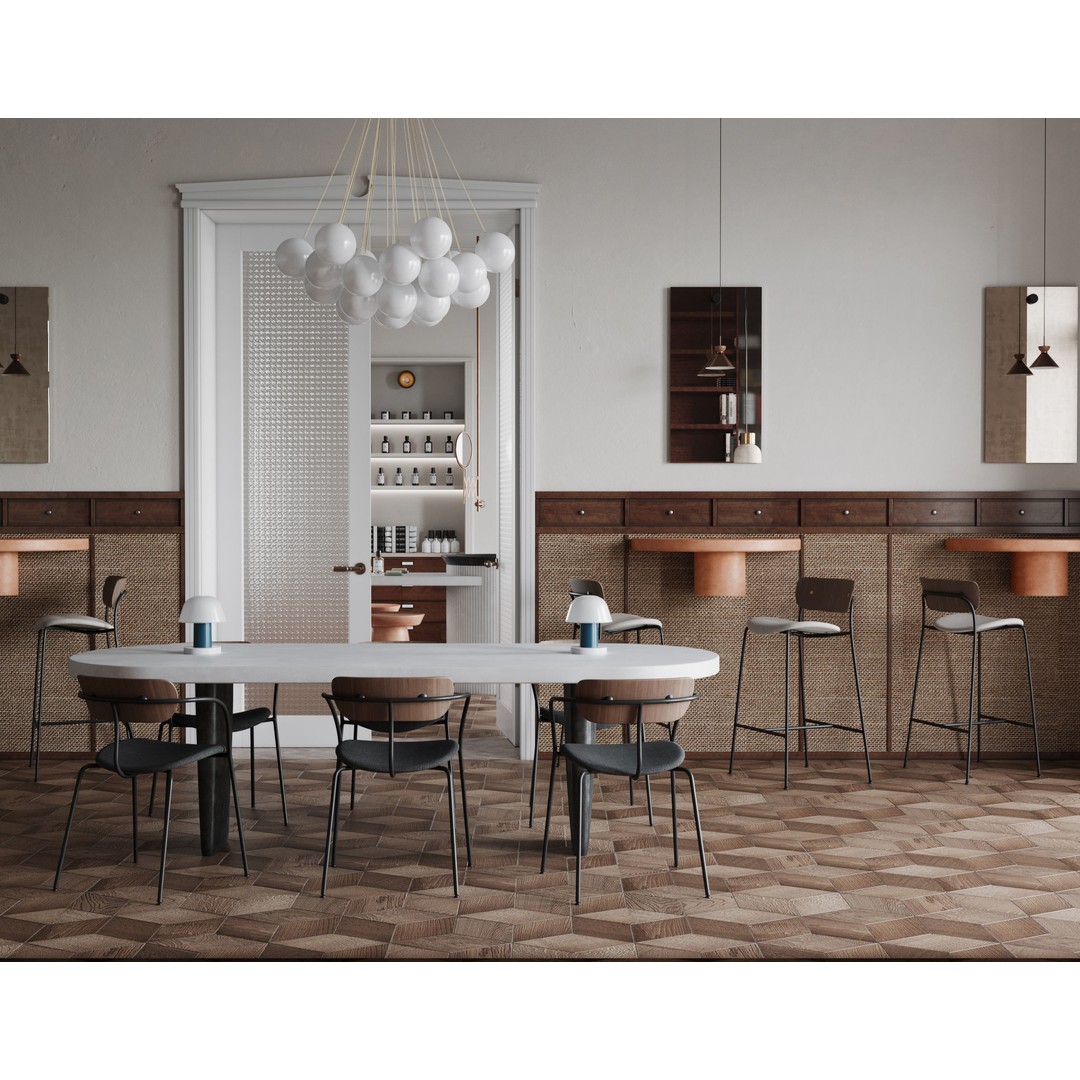 Commercial Space 3D Model – Fully Textured Interior Scene, FBX - View 6