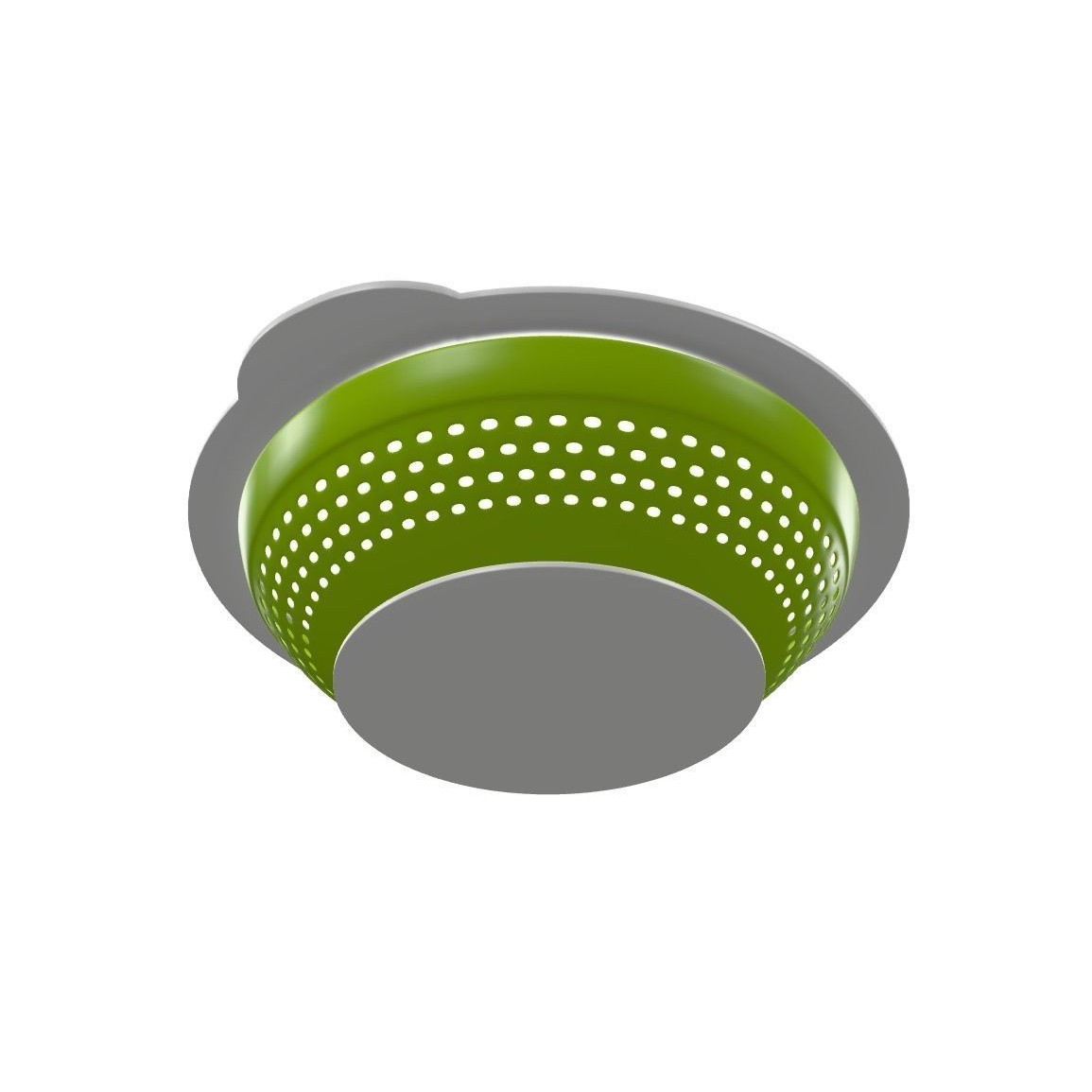 Collapsible Colander - Low-Poly Game-Ready 3D Model - View 5