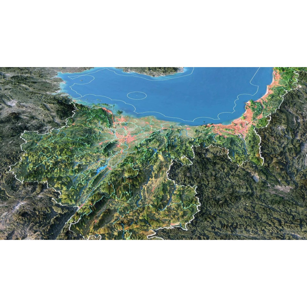 Vietnam Map 3D Model – Realistic Terrain with Satellite Imagery, FBX/OBJ - View 7