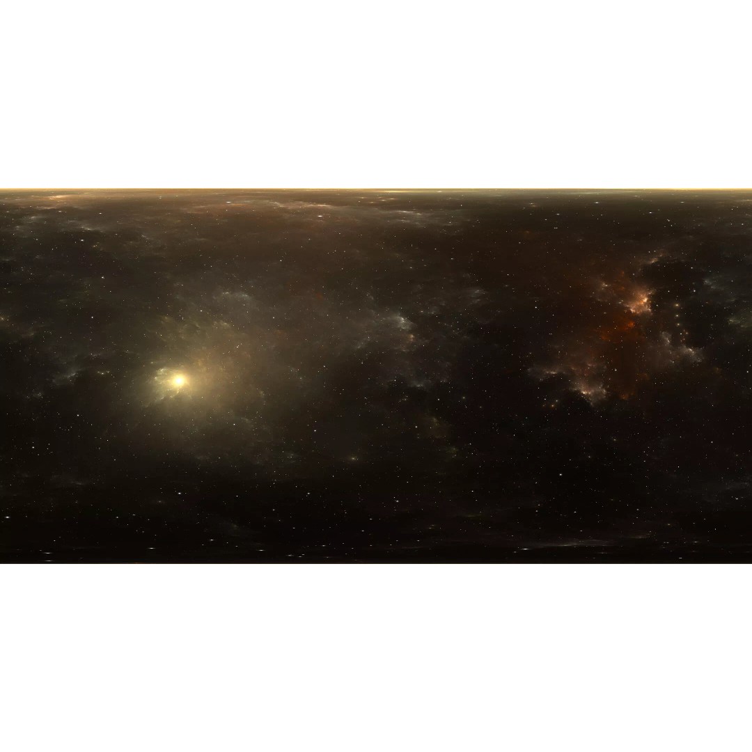 360 Degree 16K HDRI Space Background 3D Model – Equirectangular Environment Map - View 3