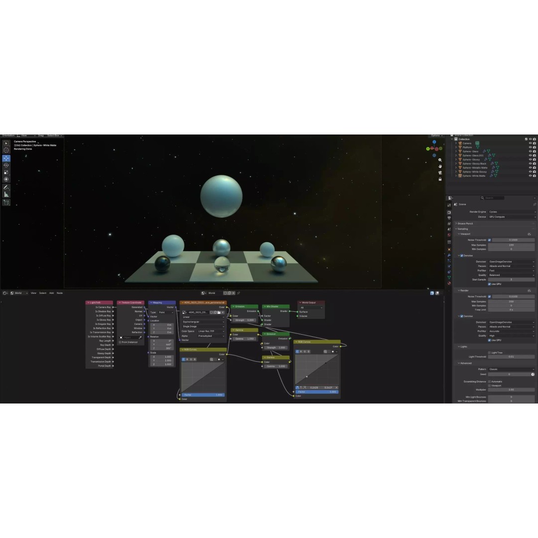 360 Degree 16k HDRI Space Background 3D Model – Equirectangular Environment Map