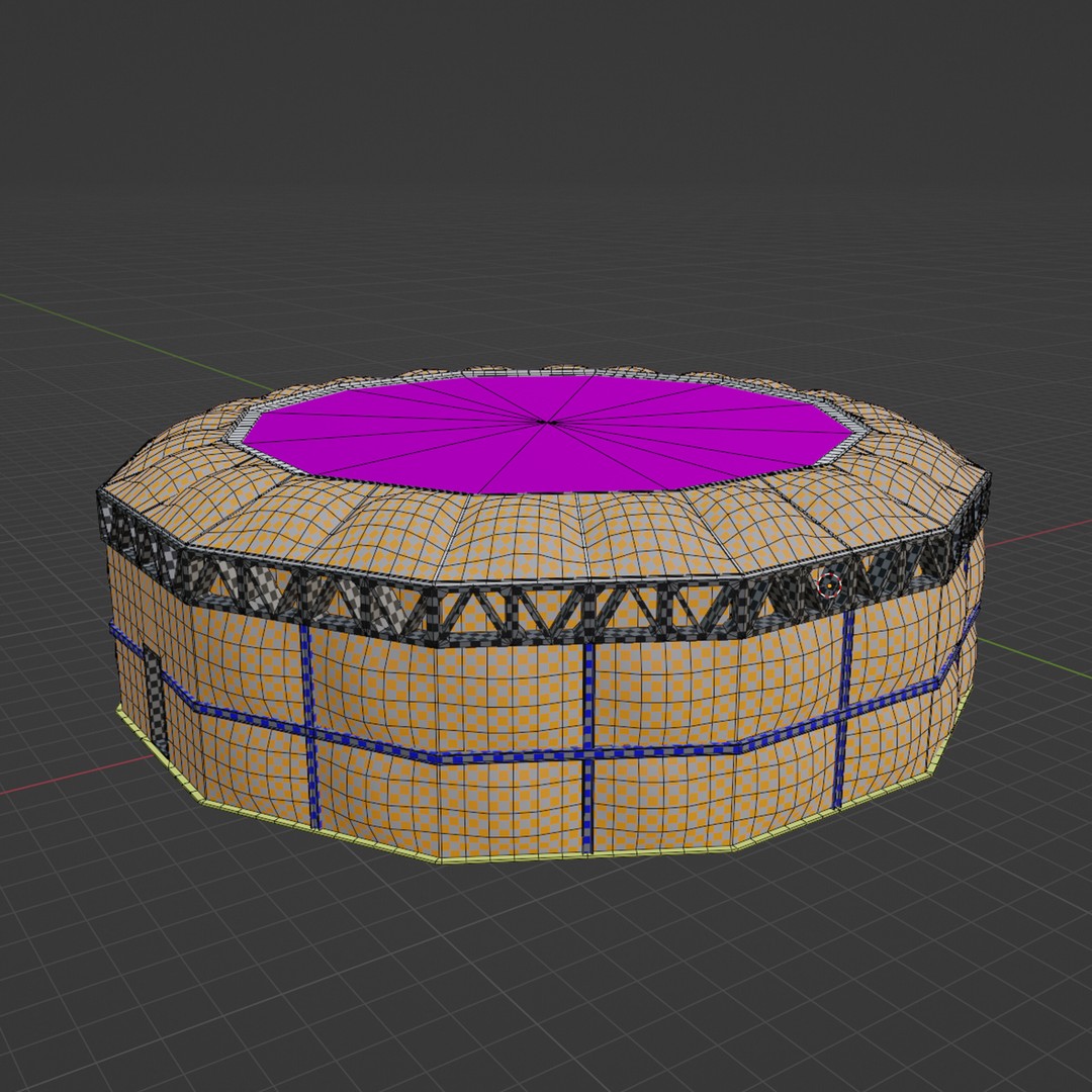 Modular Space Station 3D Model – Low Poly Sci-Fi Game Asset, FBX - View 8