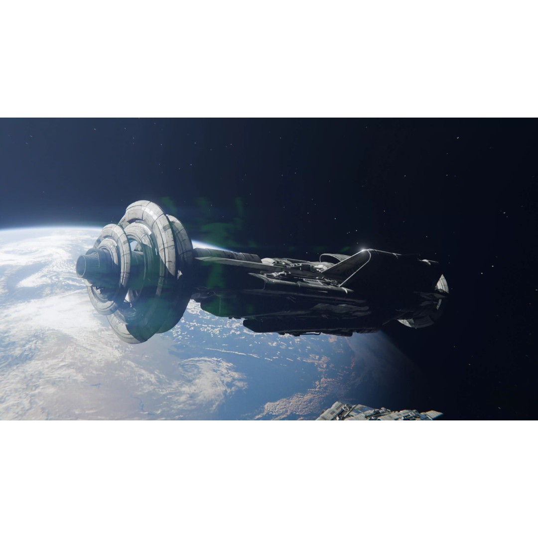 Nebula Spaceship 3D Model – Low Poly Kitbash Asset Pack, FBX - View 9