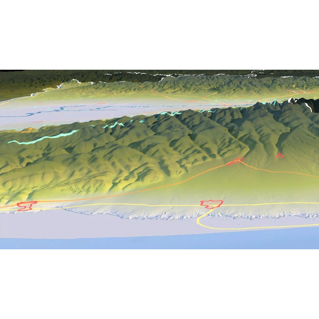 Azerbaijan Map 3D Model – Realistic Satellite Terrain, 12K Textures - View 19