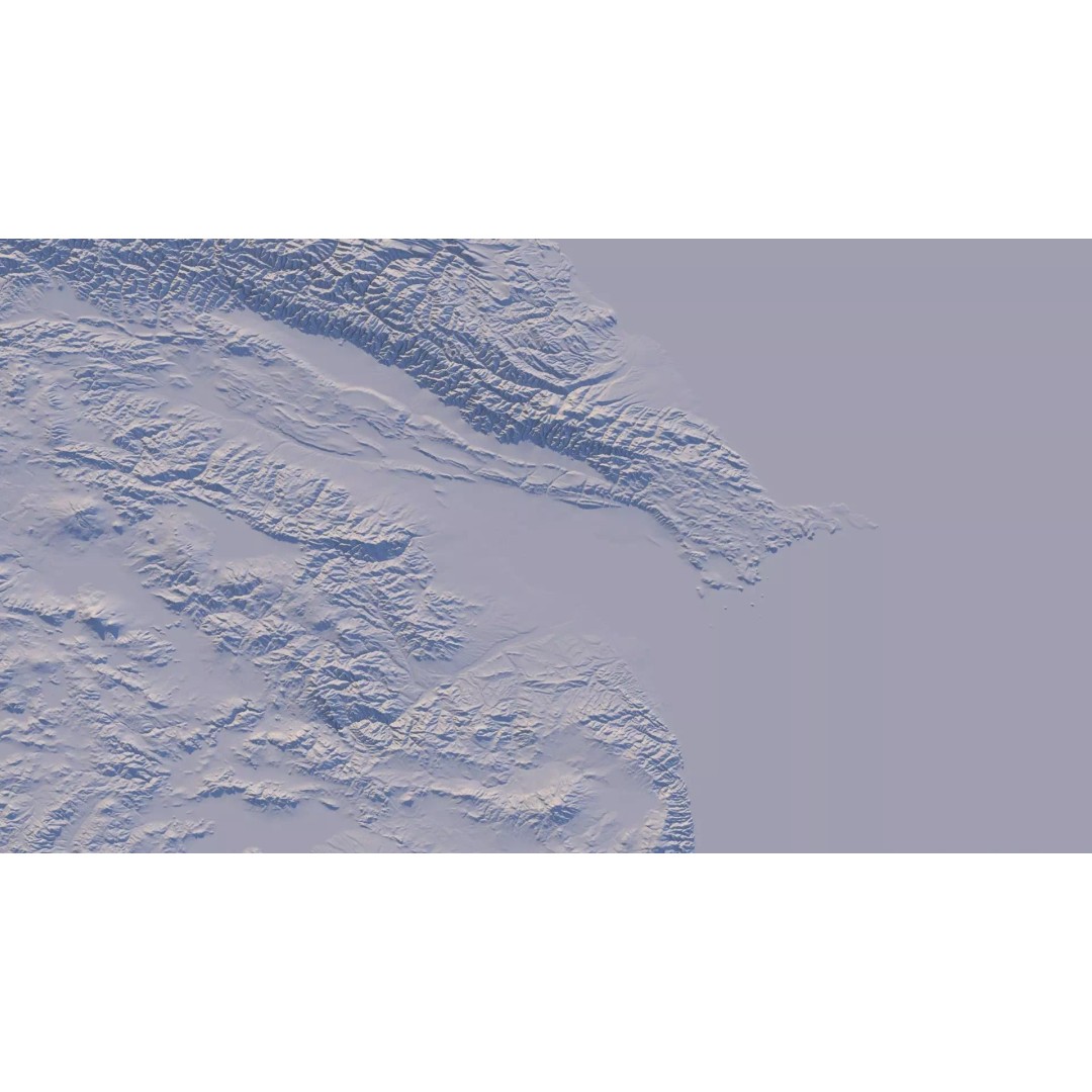 Azerbaijan Map 3D Model – Realistic Satellite Terrain, 12K Textures - View 21