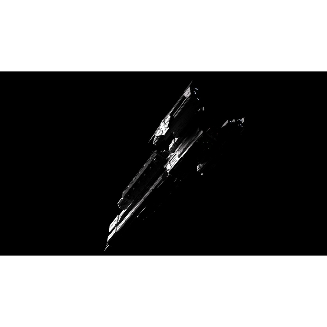 UNSC Charon Class Heavy Frigate 3D Model – High Poly Game Asset, FBX - View 10