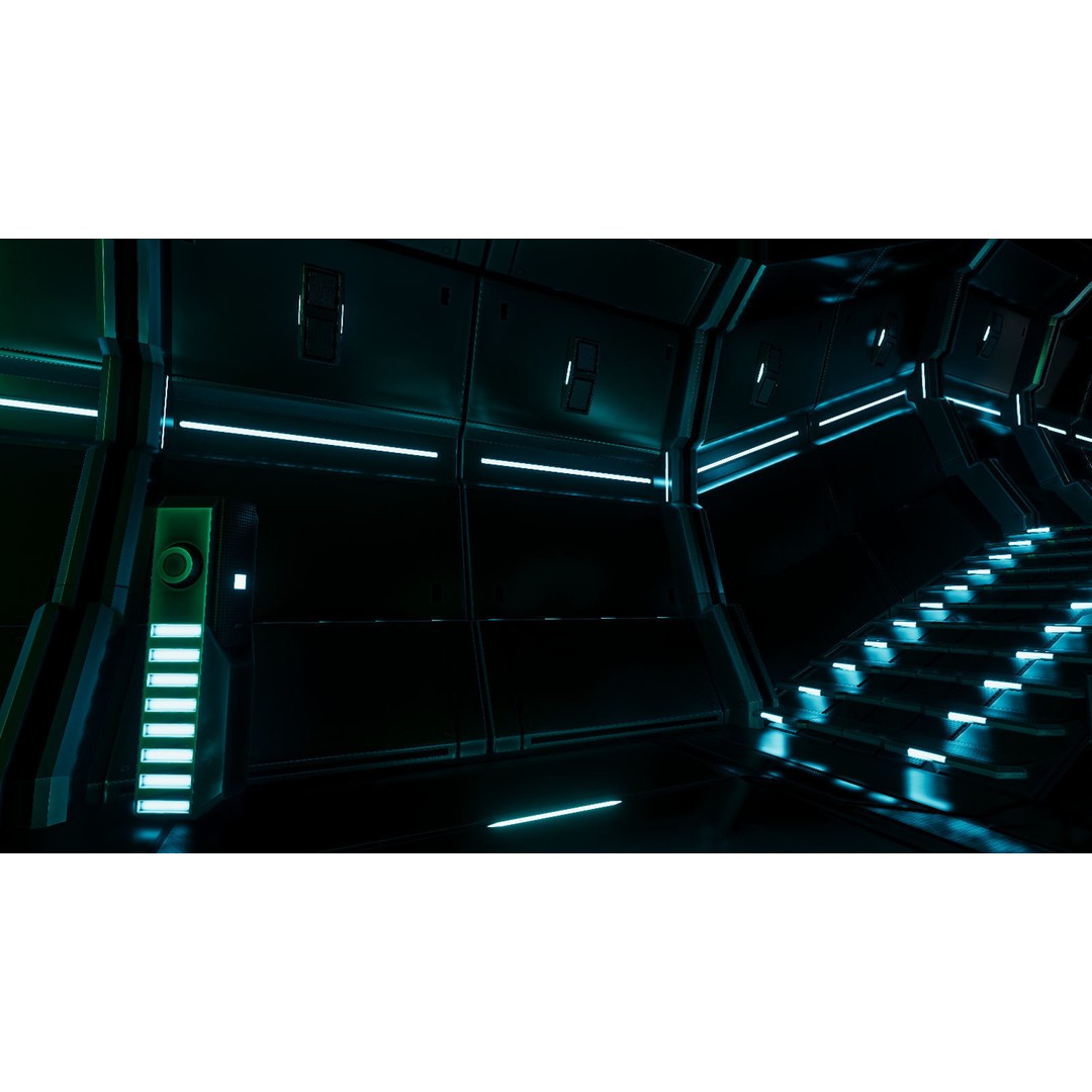 Sci-Fi Movie Theater 3D Model – Low Poly Game Asset, FBX & Unity Ready - View 10