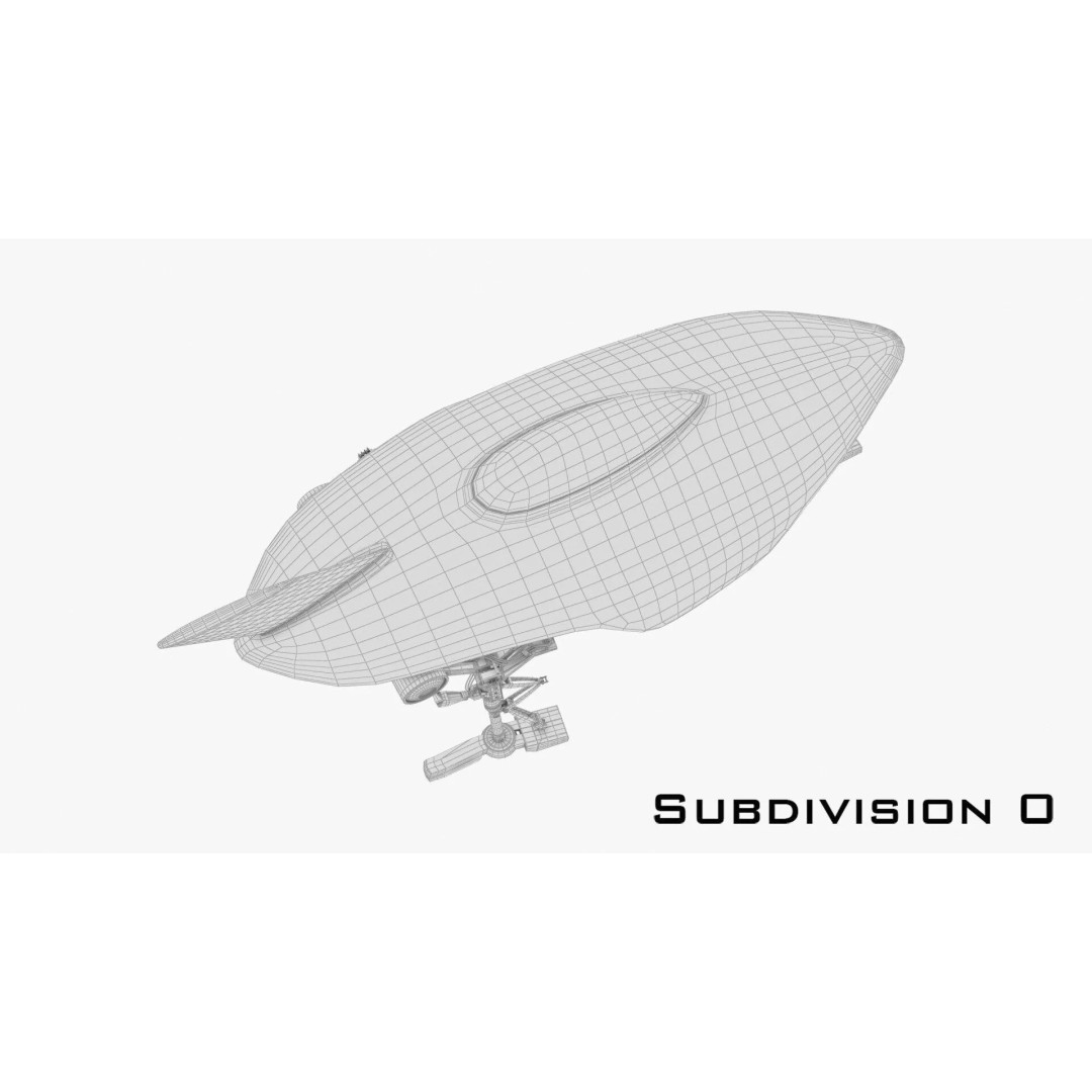Spark Russian Sci-Fi Fighter 3D Model – High Poly Game Asset, FBX, OBJ - View 19