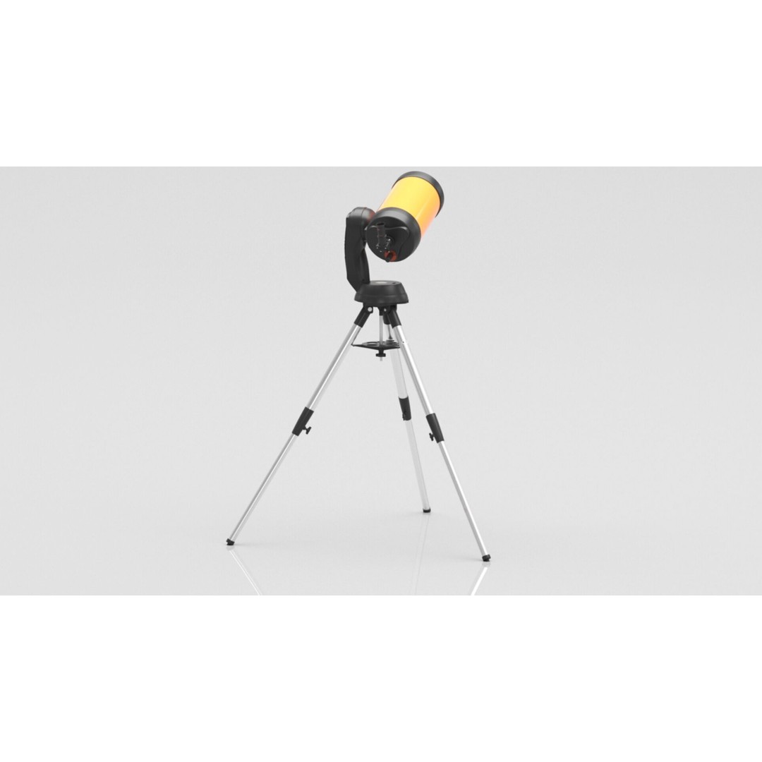 Celestron NexStar 8 SE Telescope 3D Model – Low Poly PBR Asset, FBX - View 10