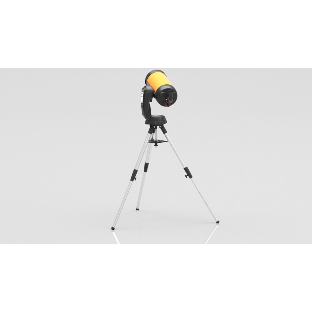 Celestron NexStar 8 SE Telescope 3D Model – Low Poly PBR Asset, FBX - View 11