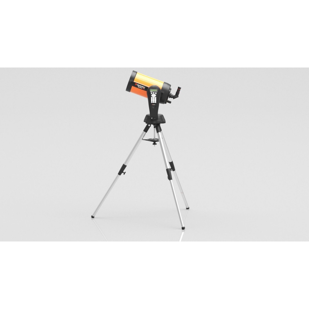 Celestron NexStar 8 SE Telescope 3D Model – Low Poly PBR Asset, FBX - View 13
