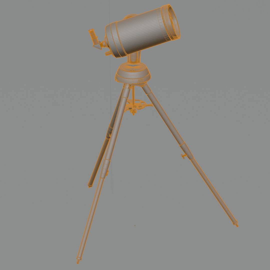 Celestron NexStar 8 SE Telescope 3D Model – Low Poly PBR Asset, FBX - View 21
